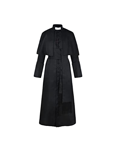 Men's Cassock Robe Choir Minister Clergy Pulpit Liturgical Church Robe four colors