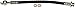 Dorman H621245 Brake Hydraulic Hose Compatible with Select Nissan Models