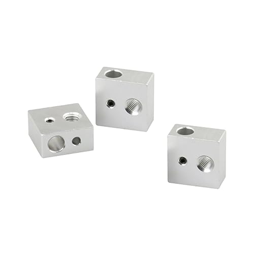 Mk7 3pcs Aluminum Heater Block for 3d Printer Hot End