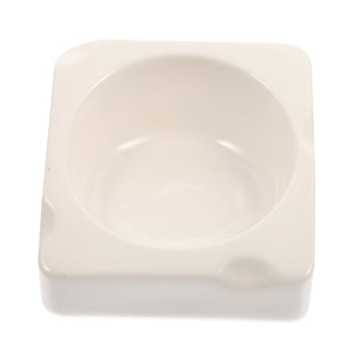 iplusmile 防翻設計陶磁製ハムスター用食器 洗えるペット用給餌ボウル 小動物向け滑らか表面 簡単清掃可能 チンチラやモルモット対応 家用給