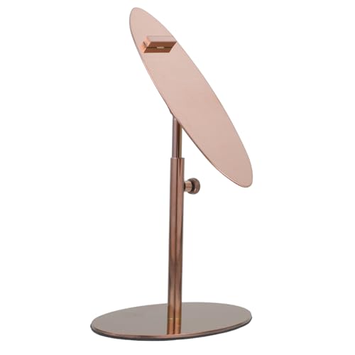 MUCKLILY Elegant Shoe Display Stainless Steel Shoe Stand Showcase for Retail Home