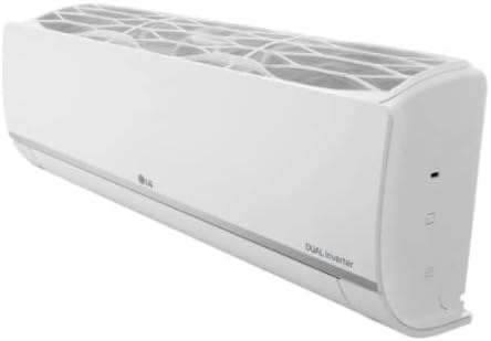 Szczyt view of the LG Dual Cool S12ETK air conditioner showing the filter access