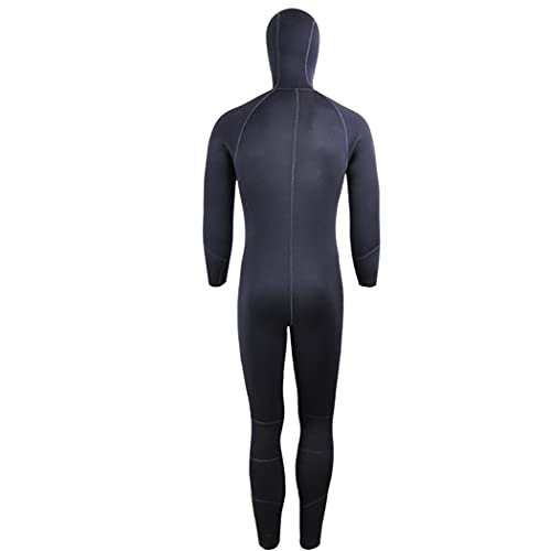 Traje de buceo de surf de pesca de 5 mm completo de una pieza con cremallera frontal 2