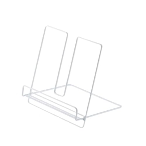 勉強書見台 レシピ本棚ページクリップ読書本展示スタンドキッチン Tu'shu 本立て読書台(White)