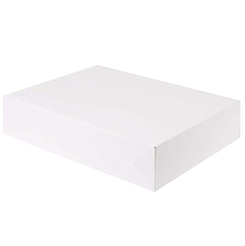 2 Coat White Gift Boxes 19 x 14.25 x 4 Inches by Holiday Time
