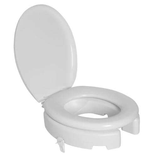 Assento Elevado com Trava com TPK, Astra, Branco, 7 cm