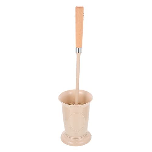 Ipetboom Cepillo de Limpieza de Inodoro con Base y Mango Antideslizante Kit de Cepillos para Baño de de Limpieza para y Oficinas