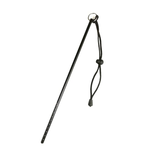 Scuba Diving Aluminium Alloy Stick Pointer with Measurement Lanyard Dive Underwater Shaker Noise Maker Diving Stick Pointer (Color : Zwart, Size : 1)
