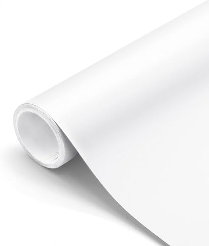 Image of HOME13 White Matte Vinyl Car & Bike Wrap Sheet Sticker and Decal Roll Film Sticker Decal (24 x 75, White Matte Wrap)