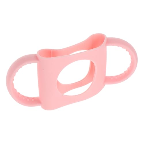 ERINGOGO protector de biberones Manija de biberón Protector de biberón Manija para bebé Protector biberón soporte para mango de botella suave porta biberones portabebés gel de sílice rosa