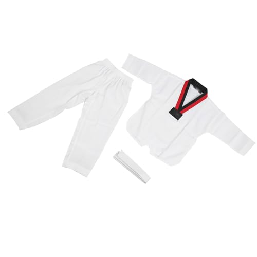 Tenue de Taekwondo pour enfants légère en coton mélange pour éviter la transpiration - 3