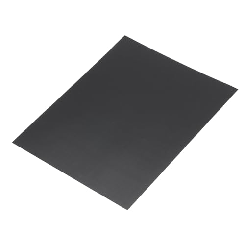 Image of MECCANIXITY Black ABS Plastic Sheet 10 x 8 x 0.03 Inch for Building Model, DIY Crafts, Panel, Pack of 1 Pcs
