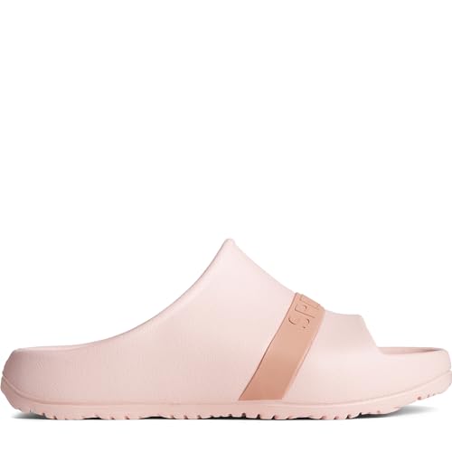 Sperry Ladies Footwear Women's Float Slide Logo Sandal, Blush, 10