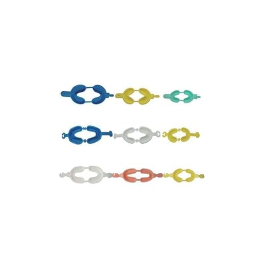 100 Pcs (50 Pairs) Disposable Dental Fluoride Trays by Vastmed | Dual Arch Fluorinated Foam Tray for Gel Foam - Green