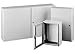 Hoffman CSD363612LG Wall-Mount NEMA 4/12 Enclosure, Steel, 36.00" x 36.00" x 12.00", Light Gray