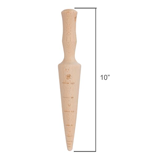 REDECKER dibber de jardín de madera para plantar bulbos y plántulas miniatura 2