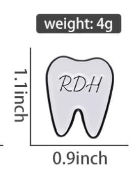 Funny Tooth Shape Brooch Pin Cartoon Avocado Tooth Pin White Tooth Badges for Hat Bag Medicine Dentist Medical Students Gift Tooth Healthy Care Jewelry for Girls Boys2