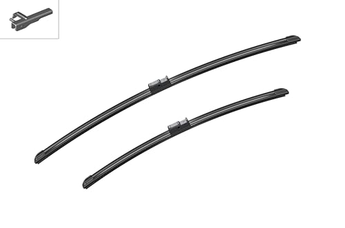 Image of BOSCH AeroTwin Wiper Blades Driver & Passenger Side - (26 inch & 20 inch) Side Lock 22mm - 3397118953