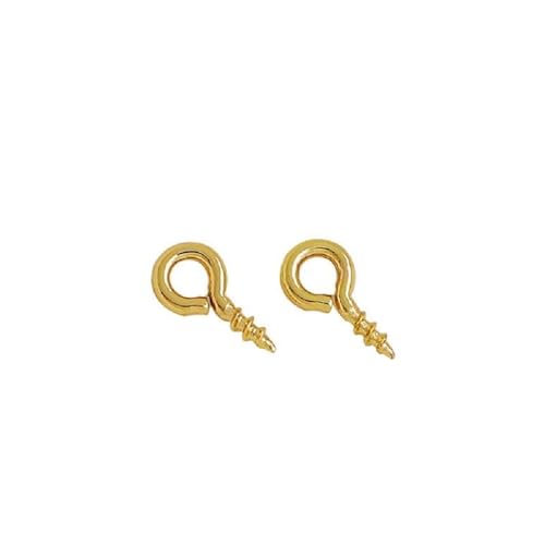 Œillets filetés à vis 6.5x13mm pour suspendre petits crochets à œillets bijoux