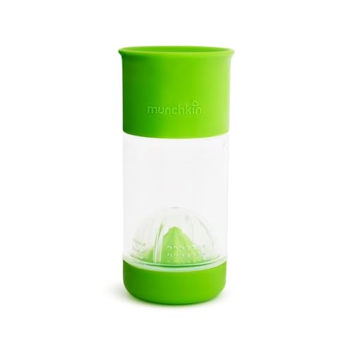 Image of Munchkin® Miracle® 360 Fruit Infuser Toddler Sippy Cup, 14 Ounce, Green