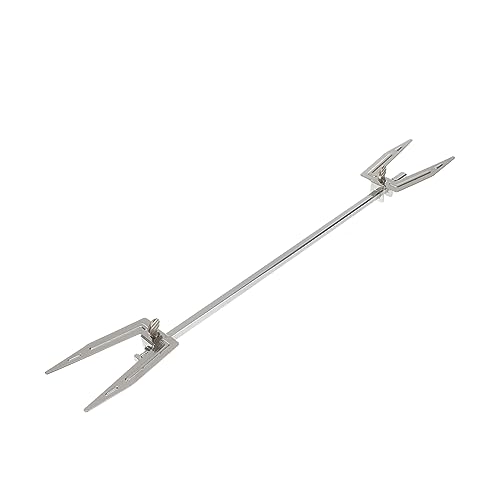 Gogogmee Stainless Steel Rotating Roast Fork for Air Fryers Durable Barbecue Accessory with Screws Forks for Easy Whole Chicken Cooking Kitchen Supplies for Roast Lovers