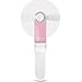 Jomilly Portable Mini Handheld Fans, Small Personal Pocket Little Fan for Home Office Hiking Travelling, USB Rechargeable, Two Modes, Soft TPE Material, Pink
