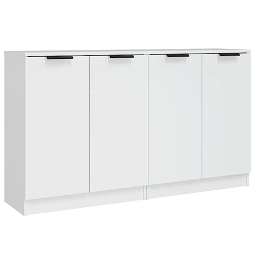 vidaXL 2X Sideboard mit Türen Kommode Anrichte Schrank Beistellschrank Mehrzweckschrank Standschranâ€¦ – Miniatur