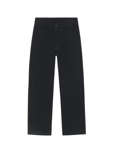 Pantalon Chino Wide de niño negro con corte ancho y cómodo Mayoral Nukutavake