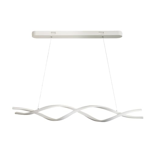 MAKA Lampadario a Sospensione LED Soggiorno, Lampada Cambio Temperatura Luce