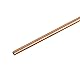 sourcing map Kupfer Rundrohr 3,5mm AD 0,5mm Wandstärke 300mm Länge Rohr Schlauch