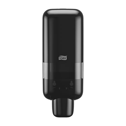 Tork Dispenser sapone e disinfettante, nero, S4, compatibile con ricariche in schiuma, liquido e gel, linea Elevation, 564508