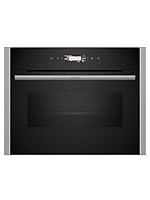 Neff C24MR21N0B N 70, Built-in compact oven with microwave function 60 x 45 cm Stainless steel