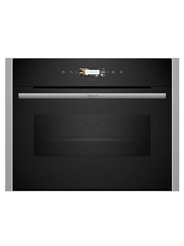 Neff C24MR21N0B N 70, Built-in compact oven with microwave function 60 x 45 cm Stainless steel