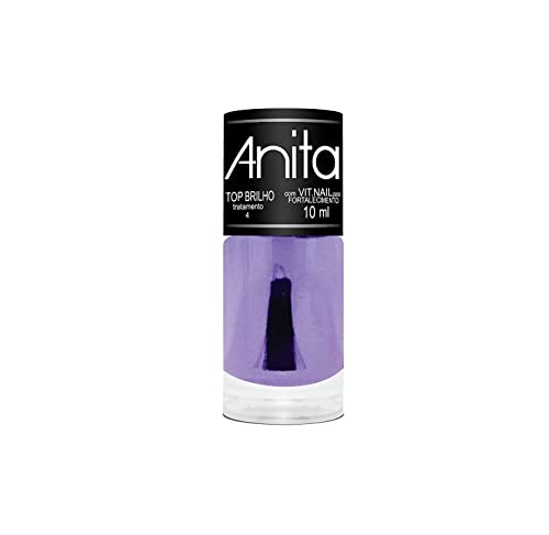 Top Coat Brilho Intenso Anita - Verniz Tratamento Unhas Secagem Rápida e Durabilidade Profissional