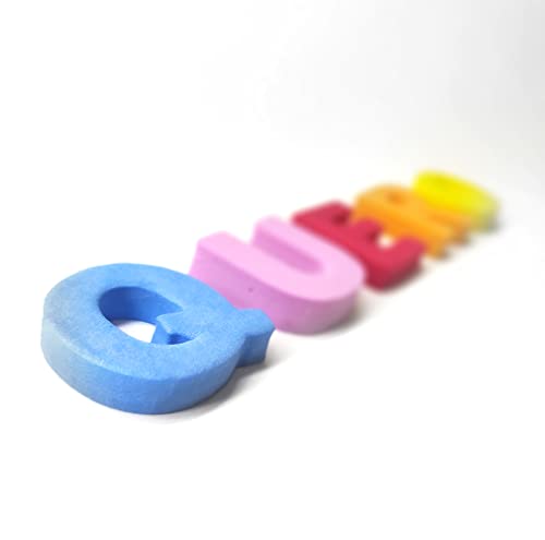 Alfabeto em Eva 186 Letras, 6 Alfabetos Completos + 30 Vogais Extras, Mia Gato Brinquedos