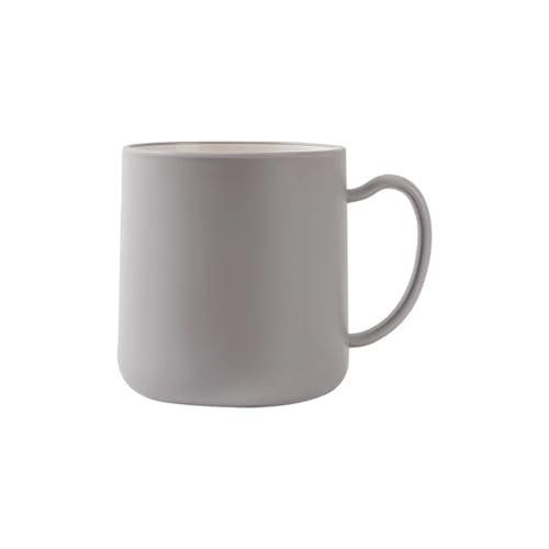 1 pz. Tazza for spazzolino da Denti e collutorio, Semplice e di Alta qualità, for Uso Domestico, in plastica Spessa, for Il Lavaggio di Coppie.(Dark Grey)