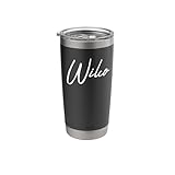Beautiful Handwritten Font Wilco Calligraphy Stainless Steel Insulated Tumbler