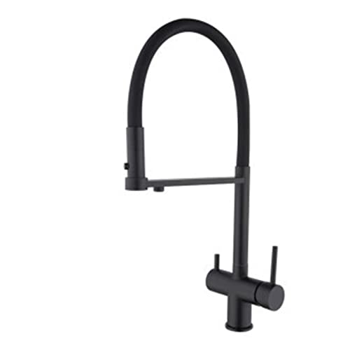 Robinet de cuisine 3 voies anti-calcaire en laiton éliminant le second robinet
