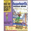 Paperback Massachusetts Puzzle Book (Which way USA?) Book