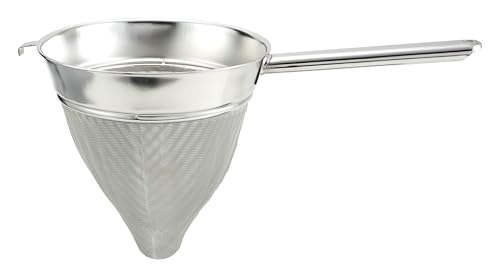 Winco CCB-8 Bouillon Strainer, 8-Inch Diameter, Extra Fine Mesh