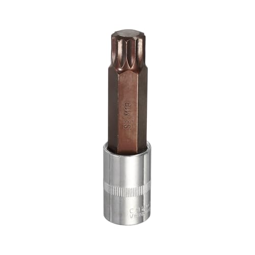 Llave M18 de vaso triple cuadrada de acero S2 de alta resistencia para mecánica de precisión 2