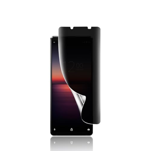 対応 Xperia 1 U フィルム 覗き見防止 SOG01/SO-51A 保護フィルム 指紋防止/秒で貼り付け/浮かない/気泡ない/全面保護/指紋認証対応 TPU素材 軟 覗き見防止フィルム エクスペリア 1 U フィルム
