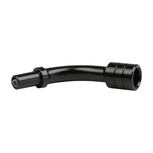 Menolana Bike V Brake Noodle Cable Guide Pipe Bicycle Brake Pipe Sturdy Riding Accessory High Performance Replacement Aluminum Alloy, Black