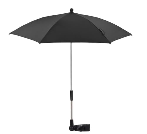 Maxi Cosi Sombrilla Carrito bebe, sombrilla para silla de paseo, parasol flexible protección UV 50+, Black
