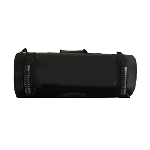 ELTOX Fitness Saco de Arena,Saco Peso Fitness 5/10/15/20/25/30 kg Peso Lleno Arena Bolsa de energía Fuerza Fitness Ejercicio Bolsa de Arena Entrenamiento de Gimnasio(Black 10kg)