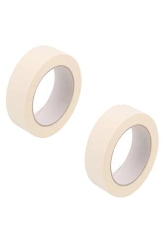 tify Maskeleme Bandı Boya Bandı Kağıt Bant, 24 mm X 25m, 2 Adet