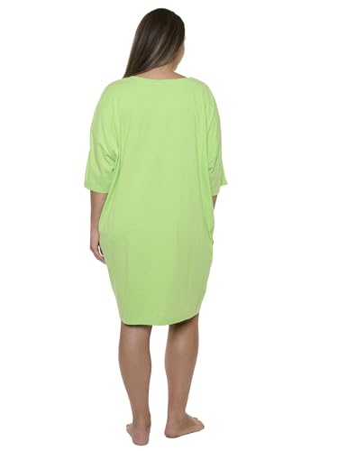 The Grinch Camisa de dormir feminina Dr. Seuss tamanho único e plus size, Verde, Tamanho Único