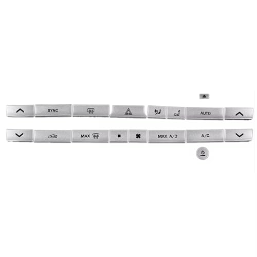 Autocollant bouton climatisation Jaguar XE 2015-2019 finition premium pour console
