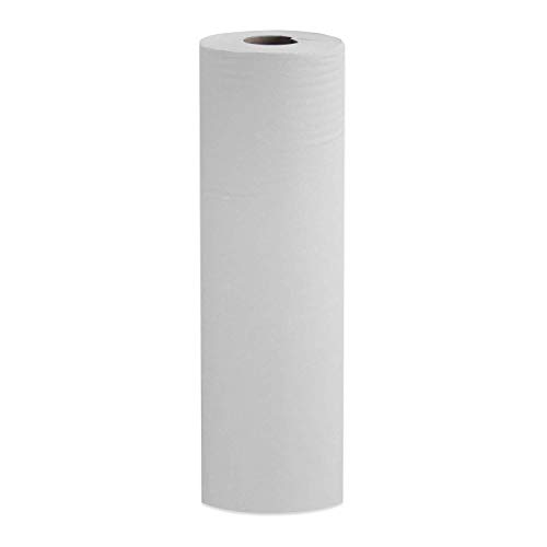 1 x Simply Direct Weiße 2-Lagige Hygiene Rollen. 48cm Breite, 50m Länge (19" x 164') Reinigungstücher/Tischtücher Cover