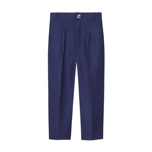 Boys Dress Pants for Kids Flat Front School Uniform Slacks Pants with Adjustable Waist Casual Trousers2